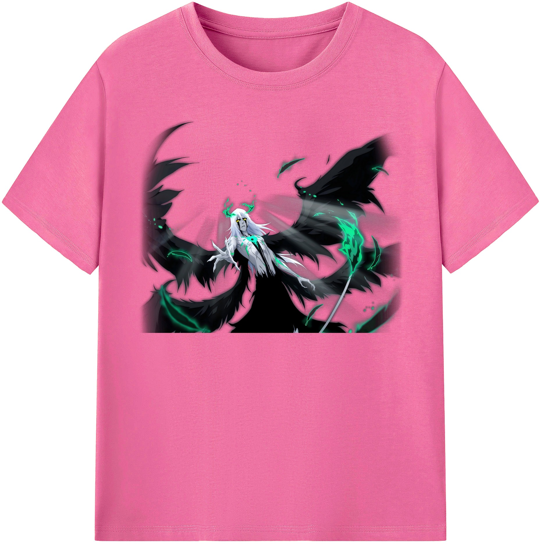 （画像用） ブリーチ ウルキオラ·シファー BLEACH Ulquiorra cifer レディースカジュアルプリントTシャツ（綿100％）
